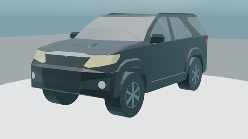 Low Poly Toyota Fortuner preview image